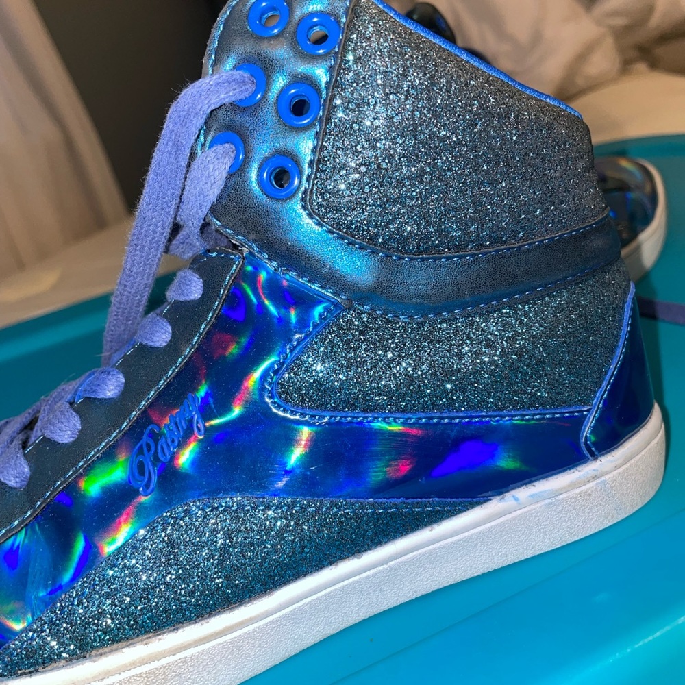 Blue high tops